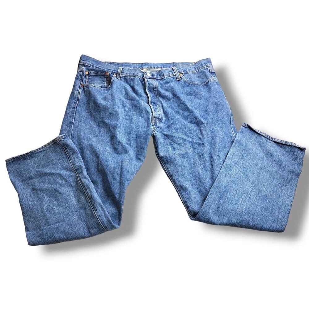 Levi's Mens 501 Classic Straight Leg Button-Fly Jeans 42 x 30